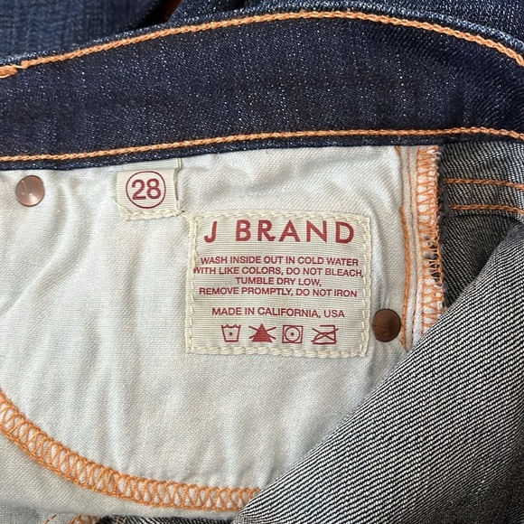 J Brand Women’s Straight Leg Blue Jeans Size 28 - Picture 4 of 7